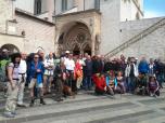 Partenza da Assisi Cammino Francescano della Marca